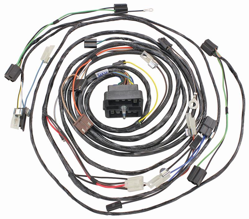 Forward Lamp Wiring Harness w/ A/C Except Fleetwood, 1963 Cadillac