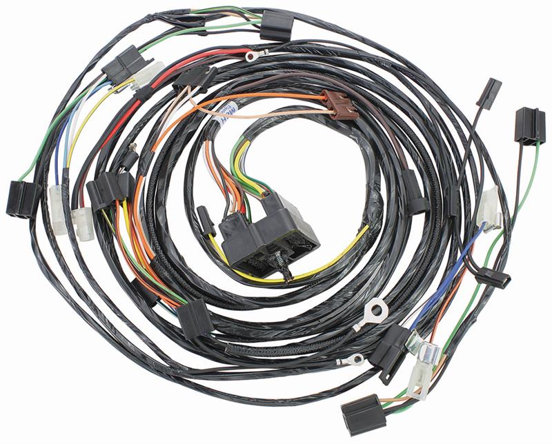 Forward Lamp Wiring Harness w/ A/C Except Fleetwood, 1964 Cadillac